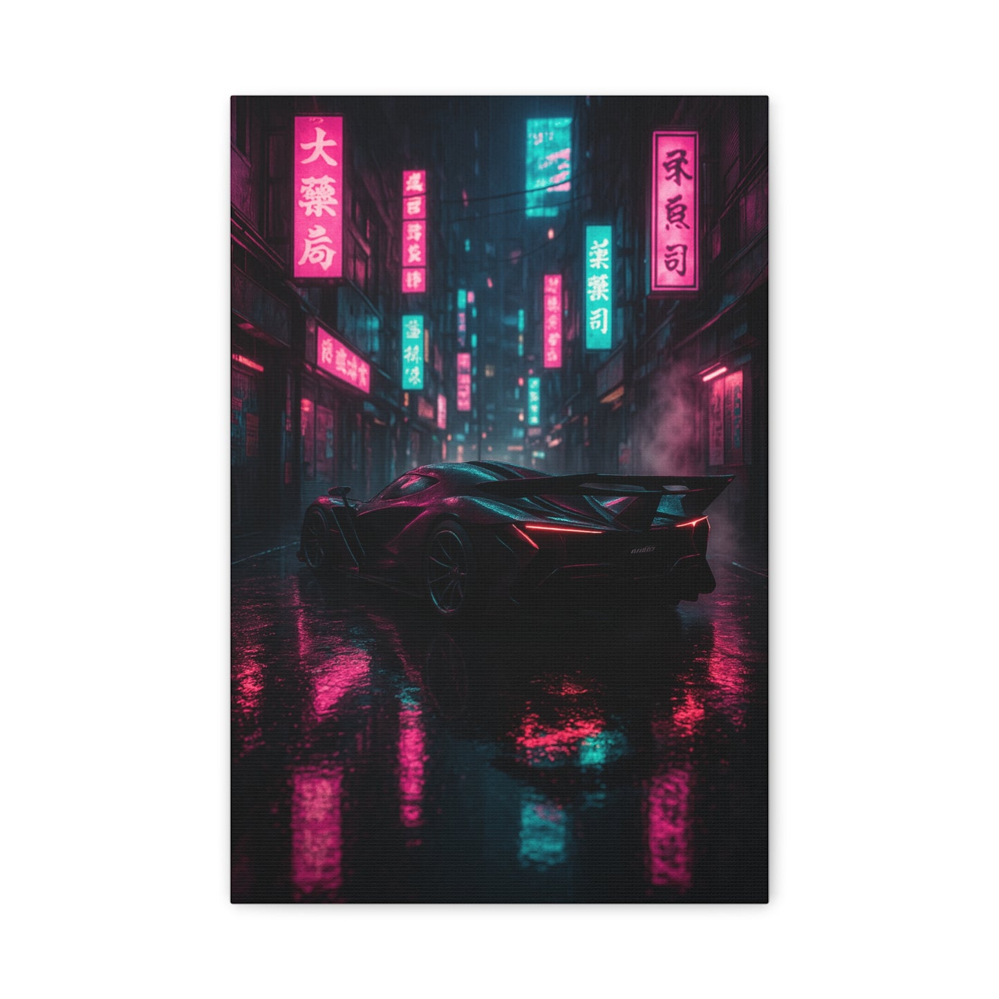 Canvas Wall Art - Apollo IE Tokyo Night Street Scene