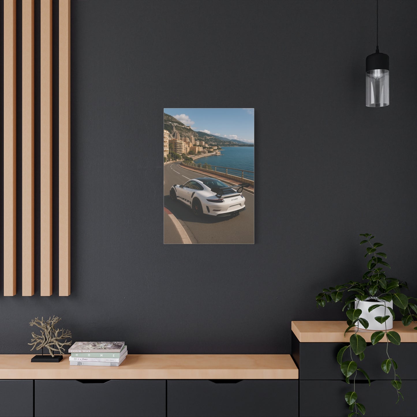 Canvas Print - Porsche GT3RS Monaco Waterfront
