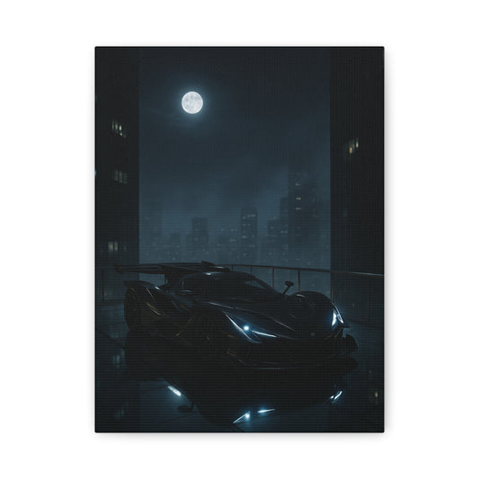 Canvas Print - Apollo IE Chilling on Skyscraper at Midnight