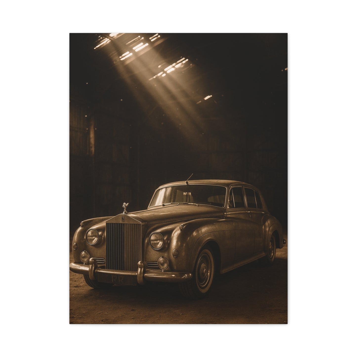 Canvas Wall Art Vintage Rolls Royce