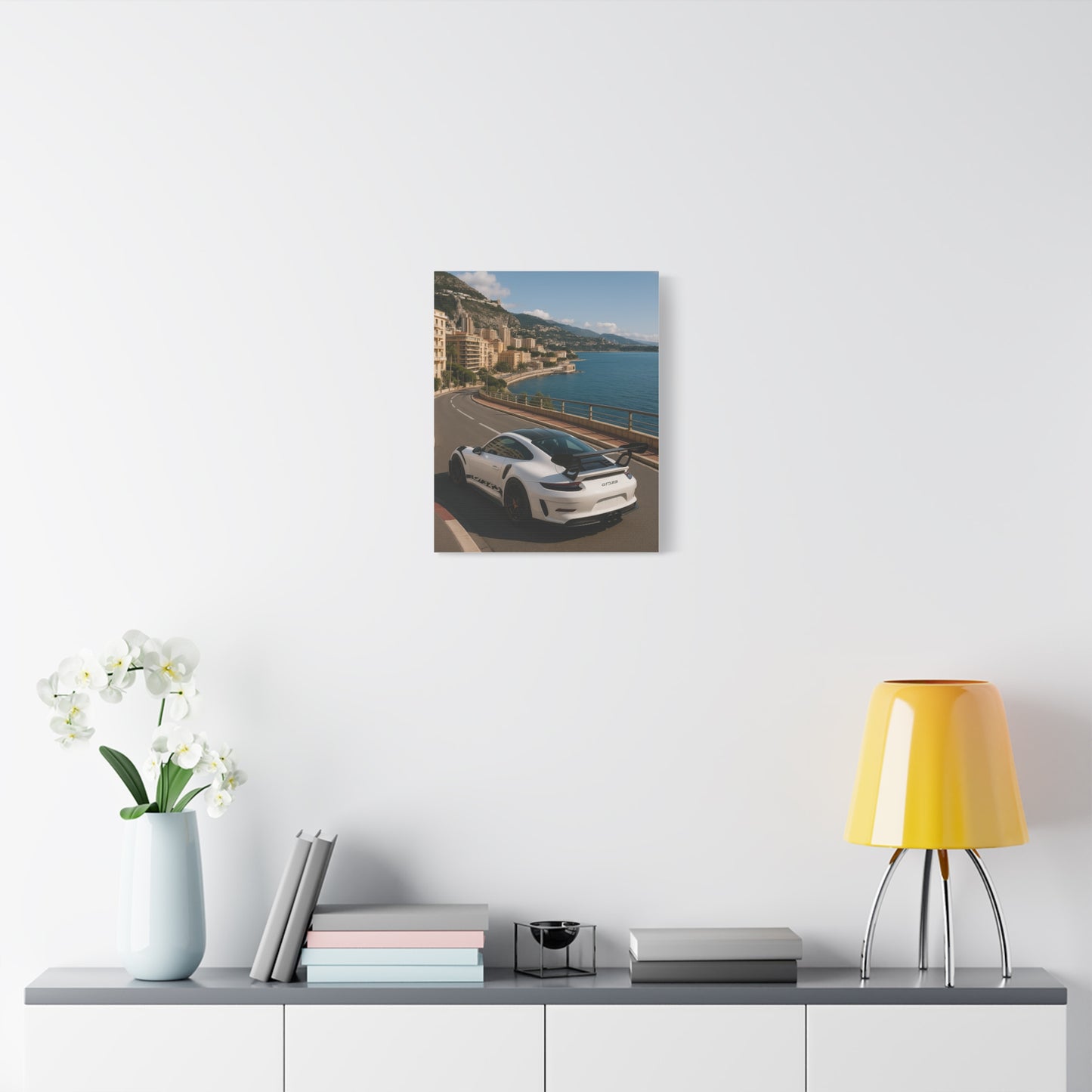 Canvas Print - Porsche GT3RS Monaco Waterfront