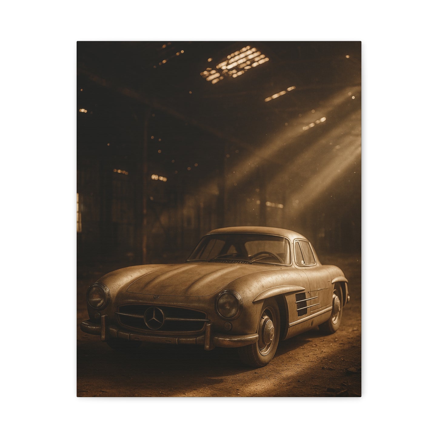 Canvas Print Vintage Mercedes Gullwing