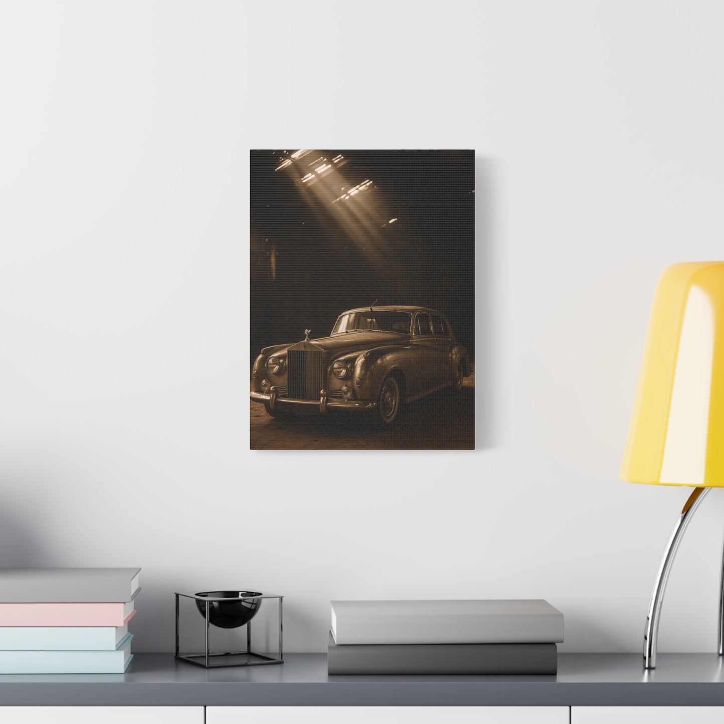 Canvas Wall Art Vintage Rolls Royce