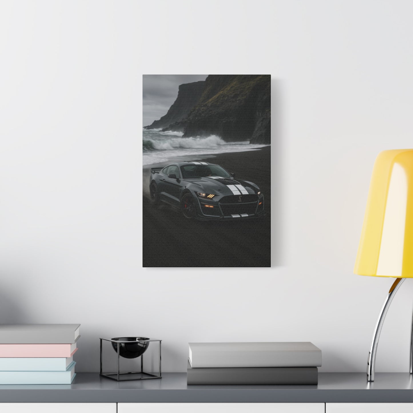 Canvas Print - Ford Shelby GT500 Volcanic Beach Scene
