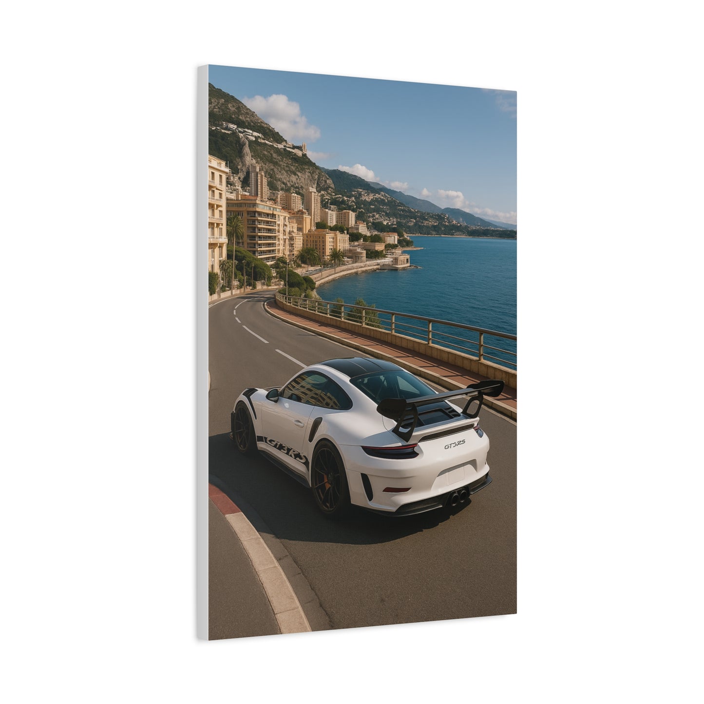 Canvas Print - Porsche GT3RS Monaco Waterfront