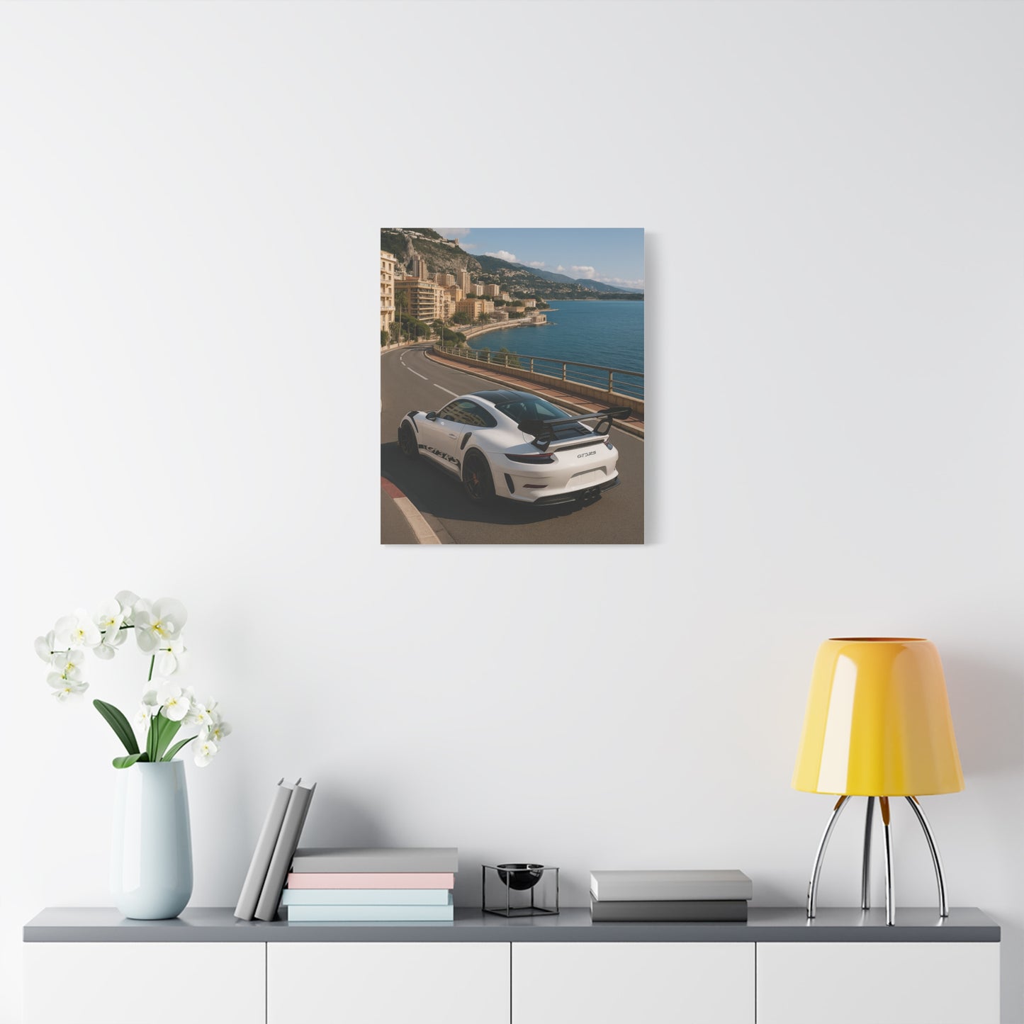 Canvas Print - Porsche GT3RS Monaco Waterfront