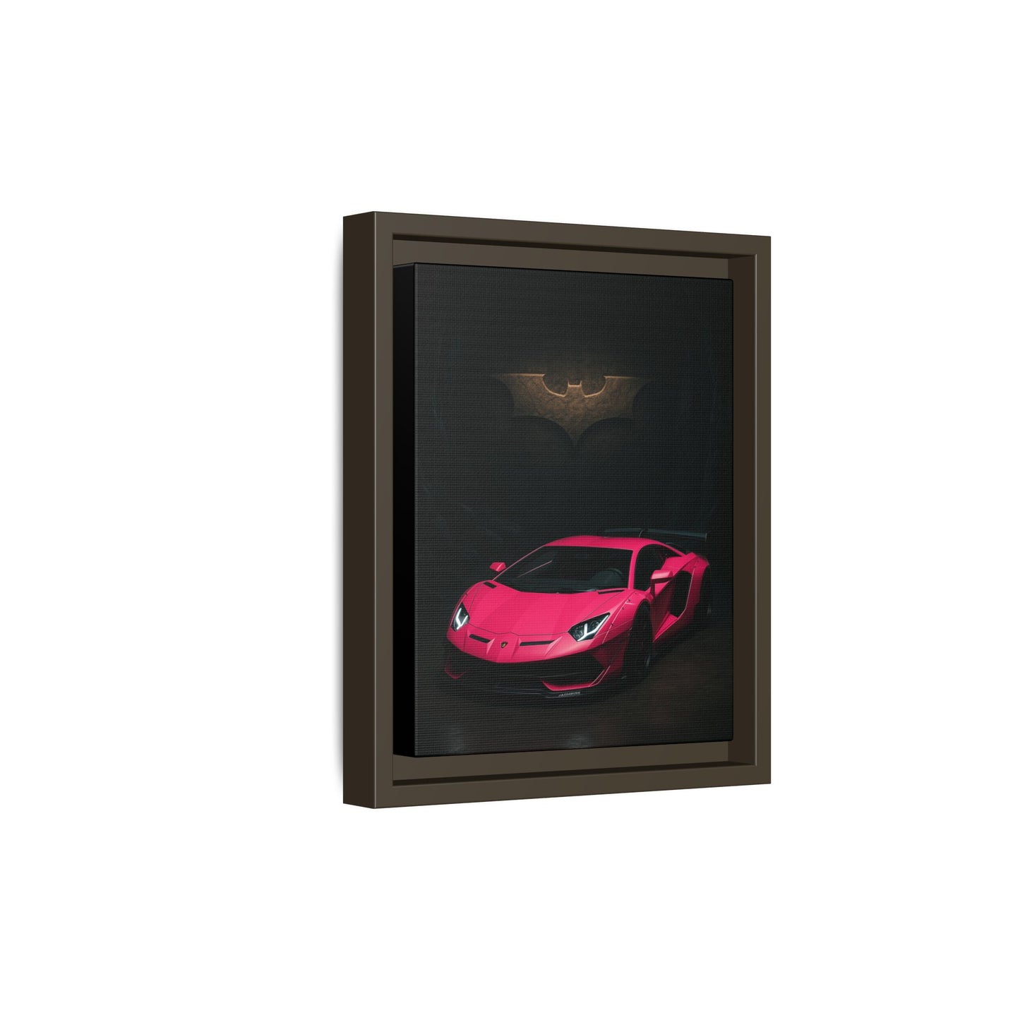 Pink Liberty Walk Wide Body Lamborghini Aventador Matte Canvas Framed