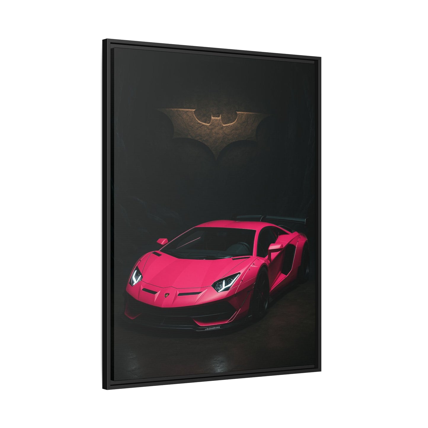 Pink Liberty Walk Wide Body Lamborghini Aventador Matte Canvas Framed