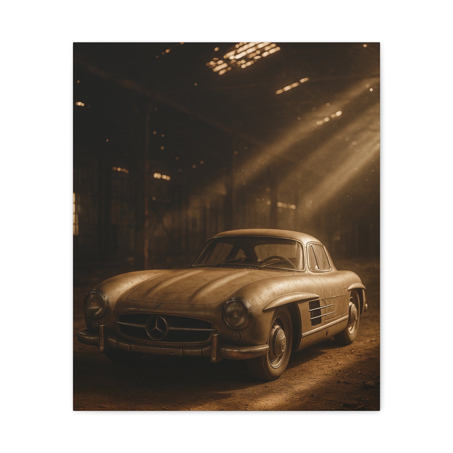 Canvas Print Vintage Mercedes Gullwing