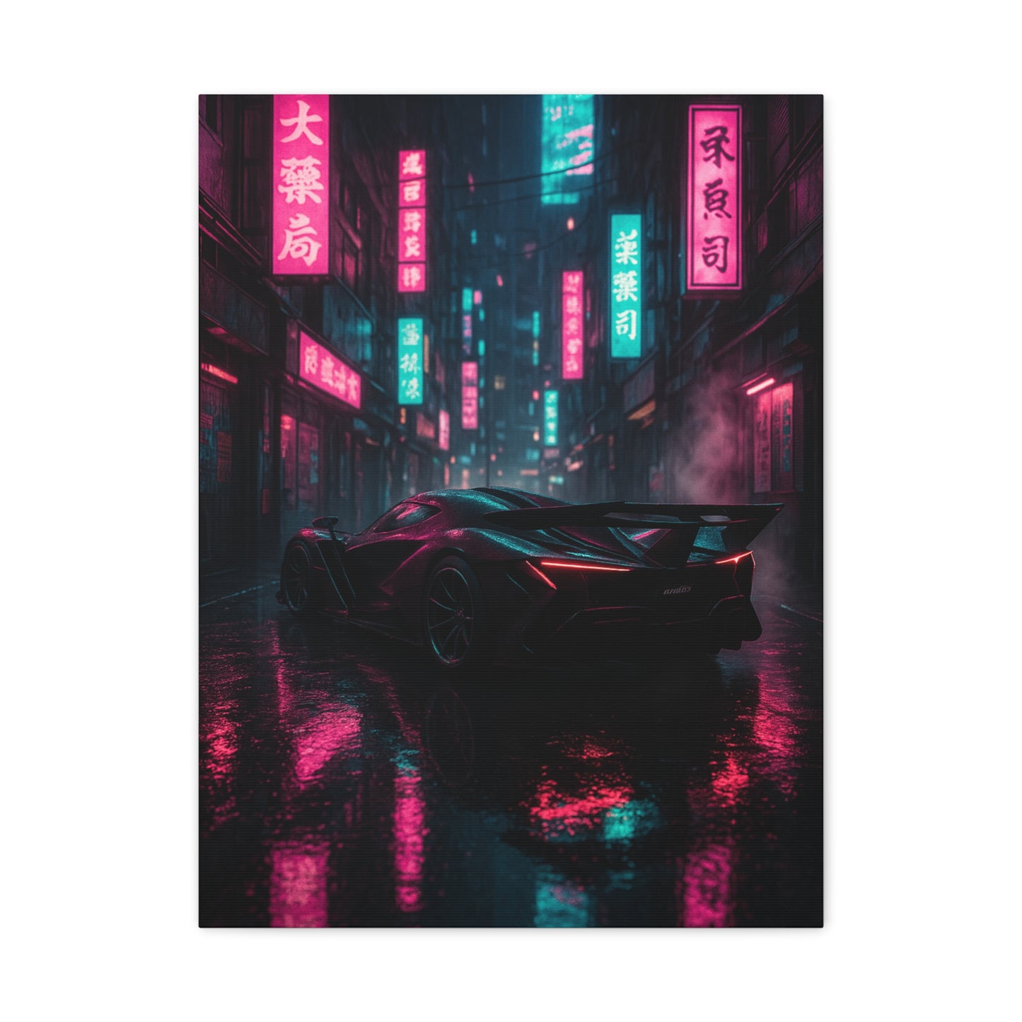 Canvas Wall Art - Apollo IE Tokyo Night Street Scene