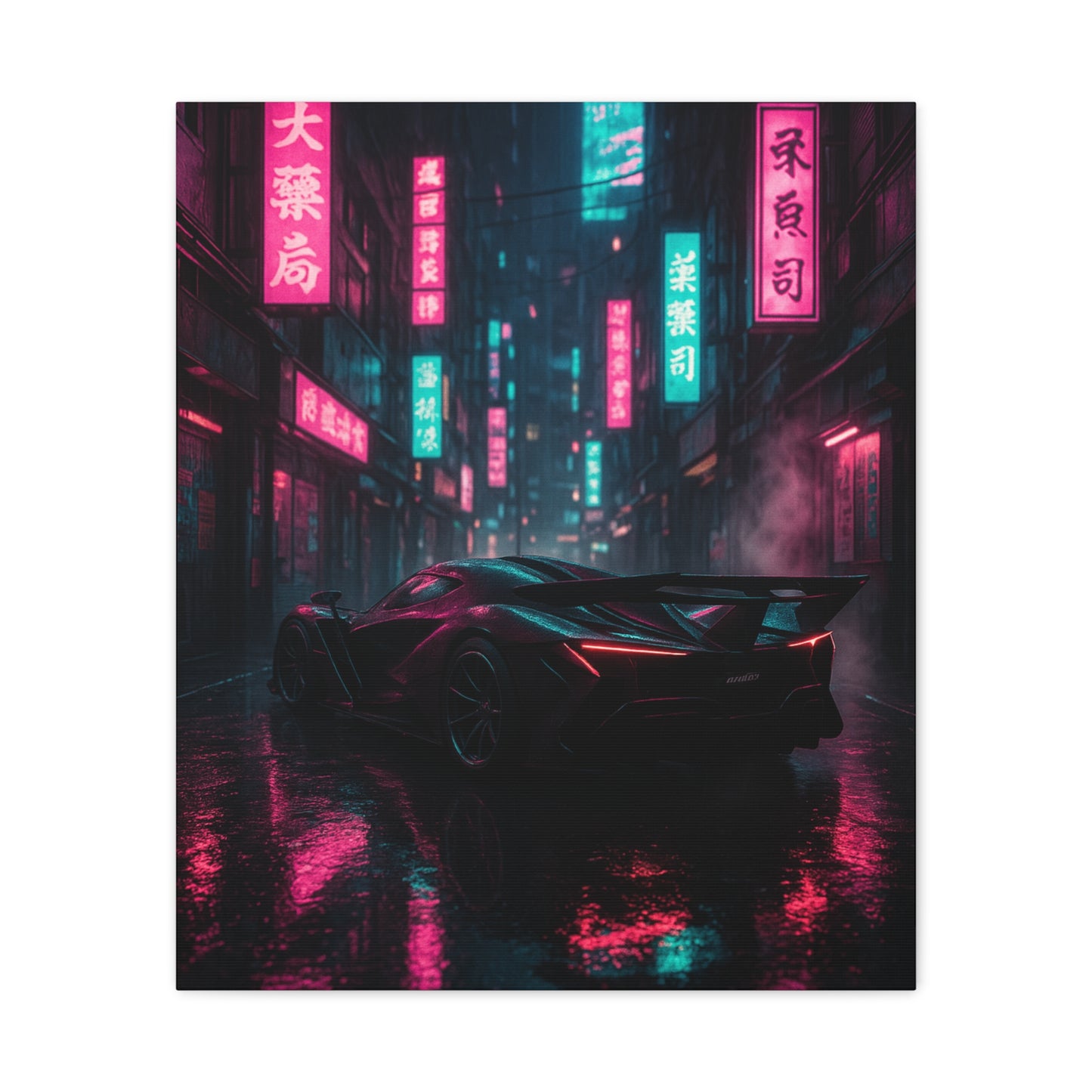 Canvas Wall Art - Apollo IE Tokyo Night Street Scene
