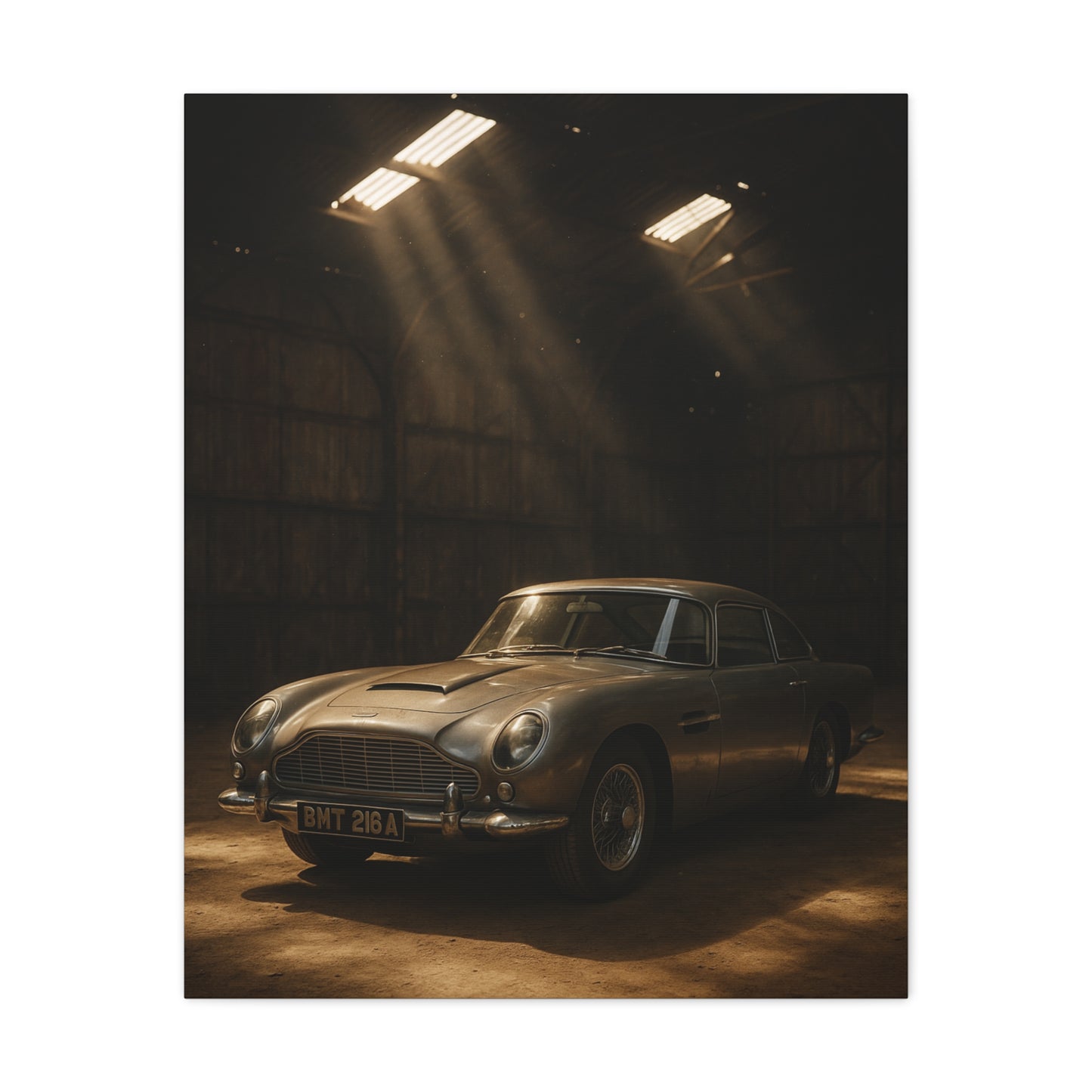 Canvas Print Vintage Aston Martin