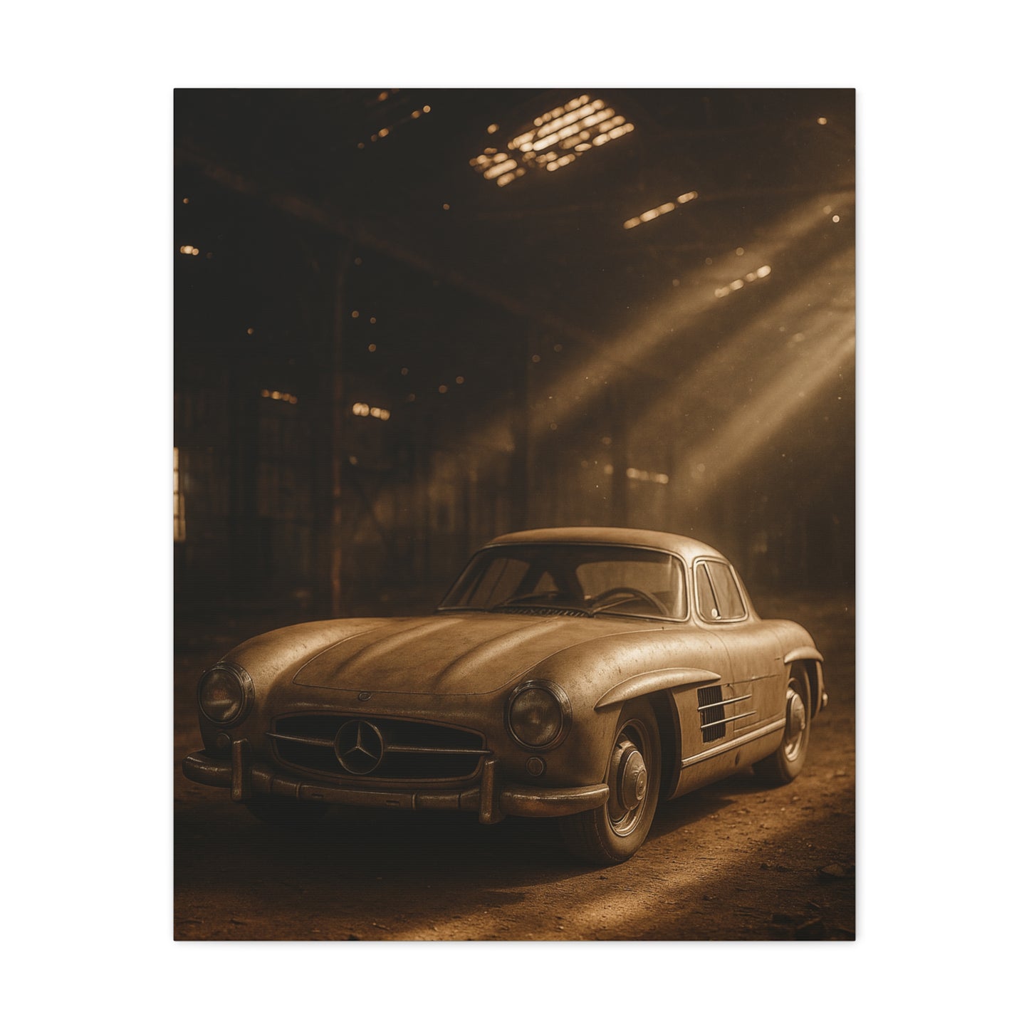 Canvas Print Vintage Mercedes Gullwing