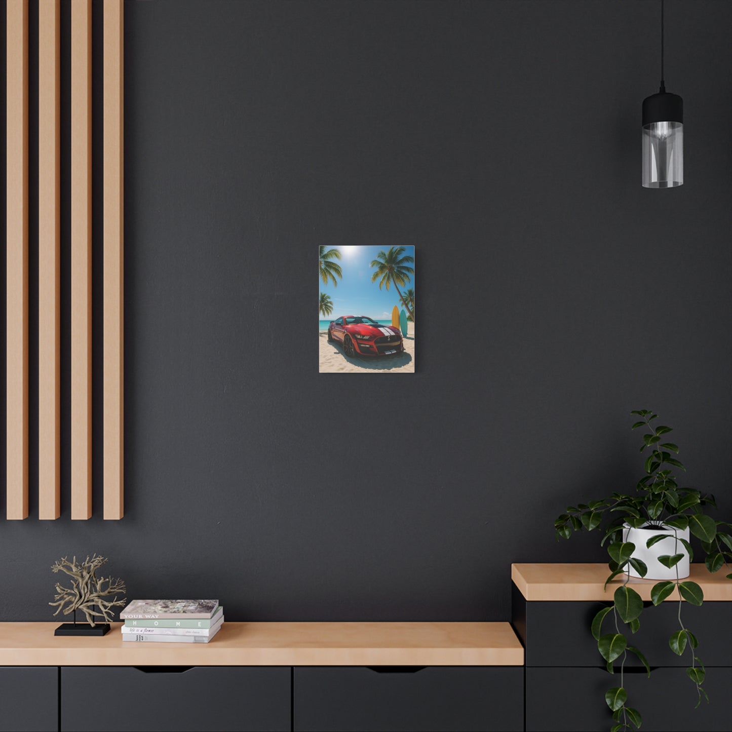 Canvas Print - Ford Shelby GT500 Beach Scene
