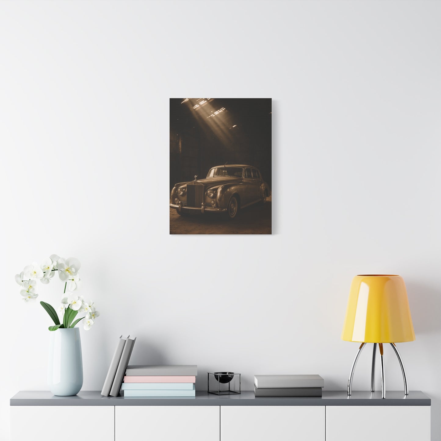 Canvas Wall Art Vintage Rolls Royce