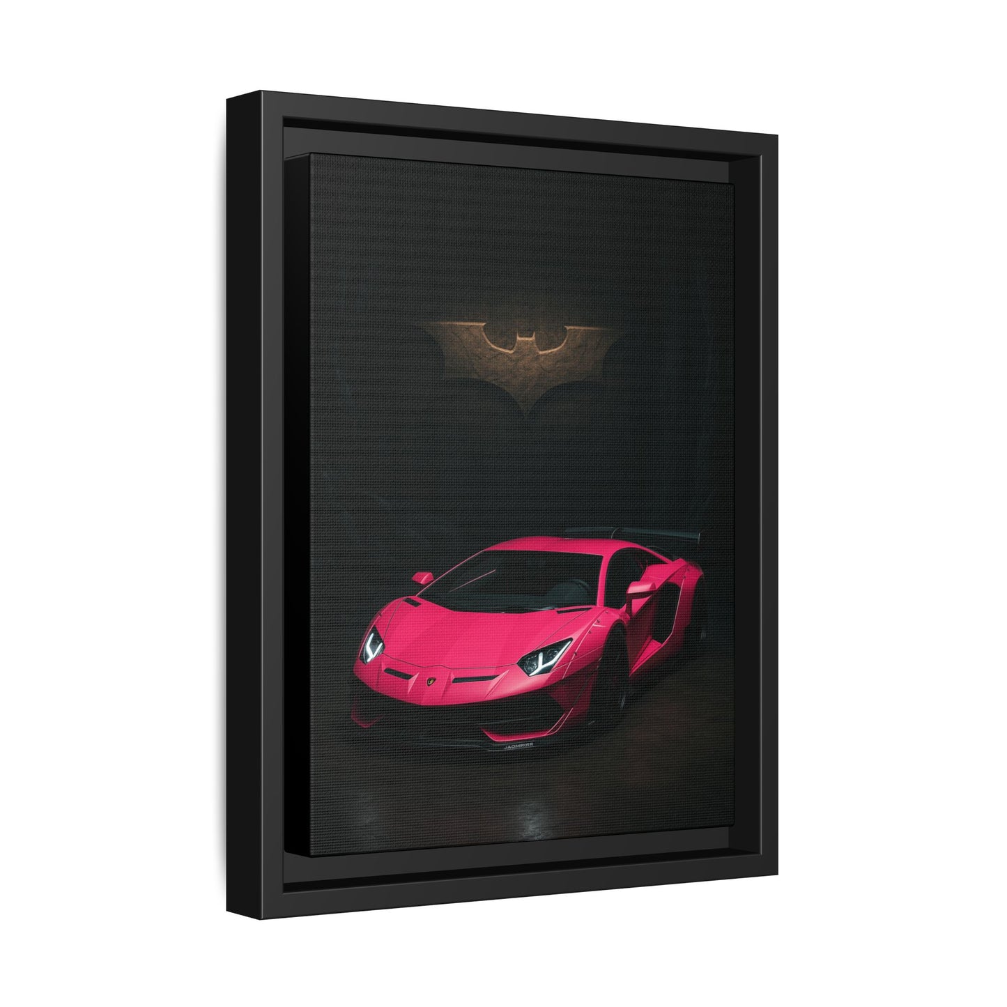 Pink Liberty Walk Wide Body Lamborghini Aventador Matte Canvas Framed
