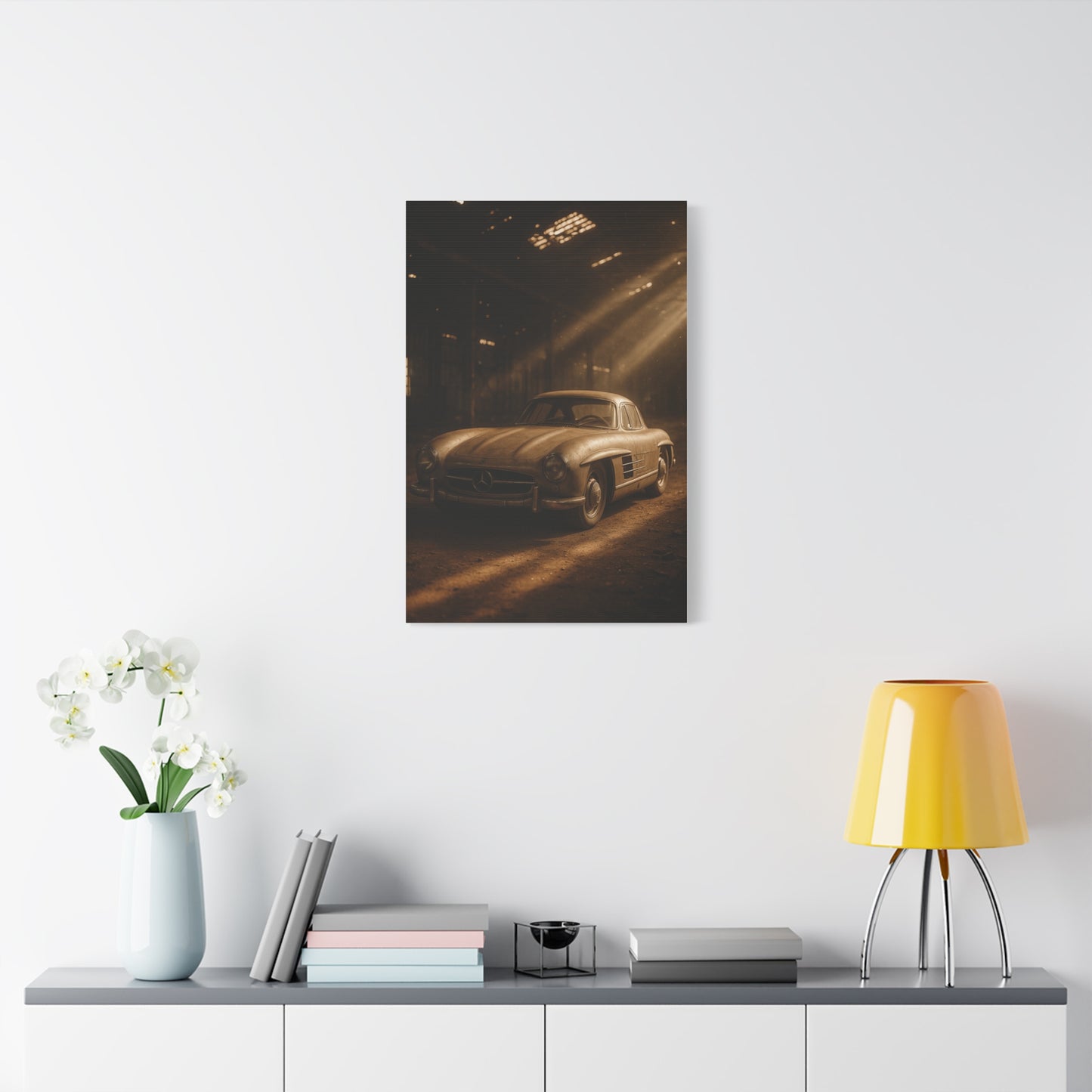 Canvas Print Vintage Mercedes Gullwing