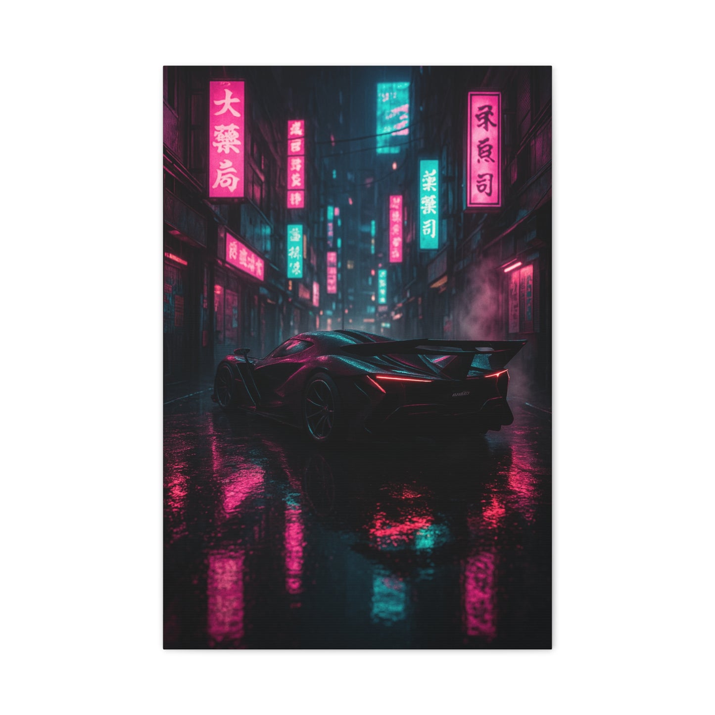Canvas Wall Art - Apollo IE Tokyo Night Street Scene
