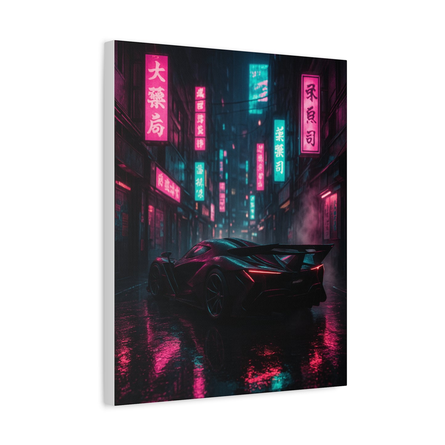 Canvas Wall Art - Apollo IE Tokyo Night Street Scene