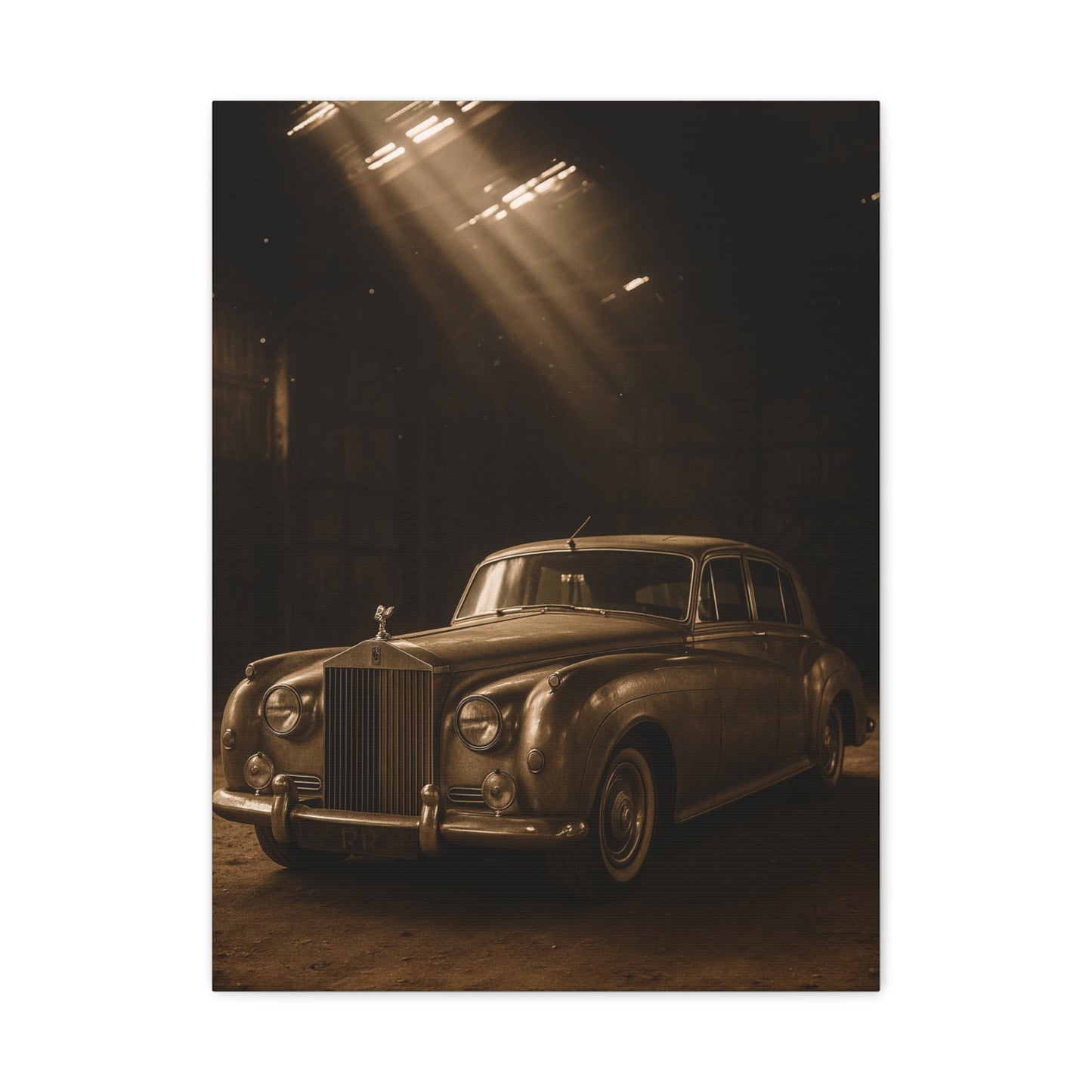 Canvas Wall Art Vintage Rolls Royce