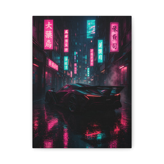 Canvas Wall Art - Apollo IE Tokyo Night Street Scene