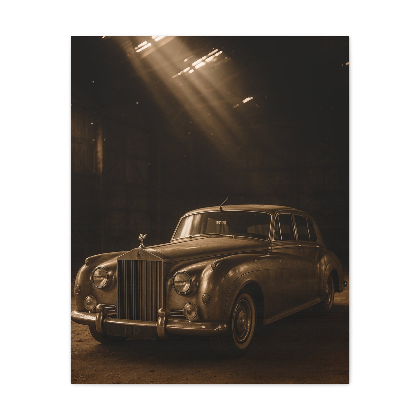 Canvas Wall Art Vintage Rolls Royce