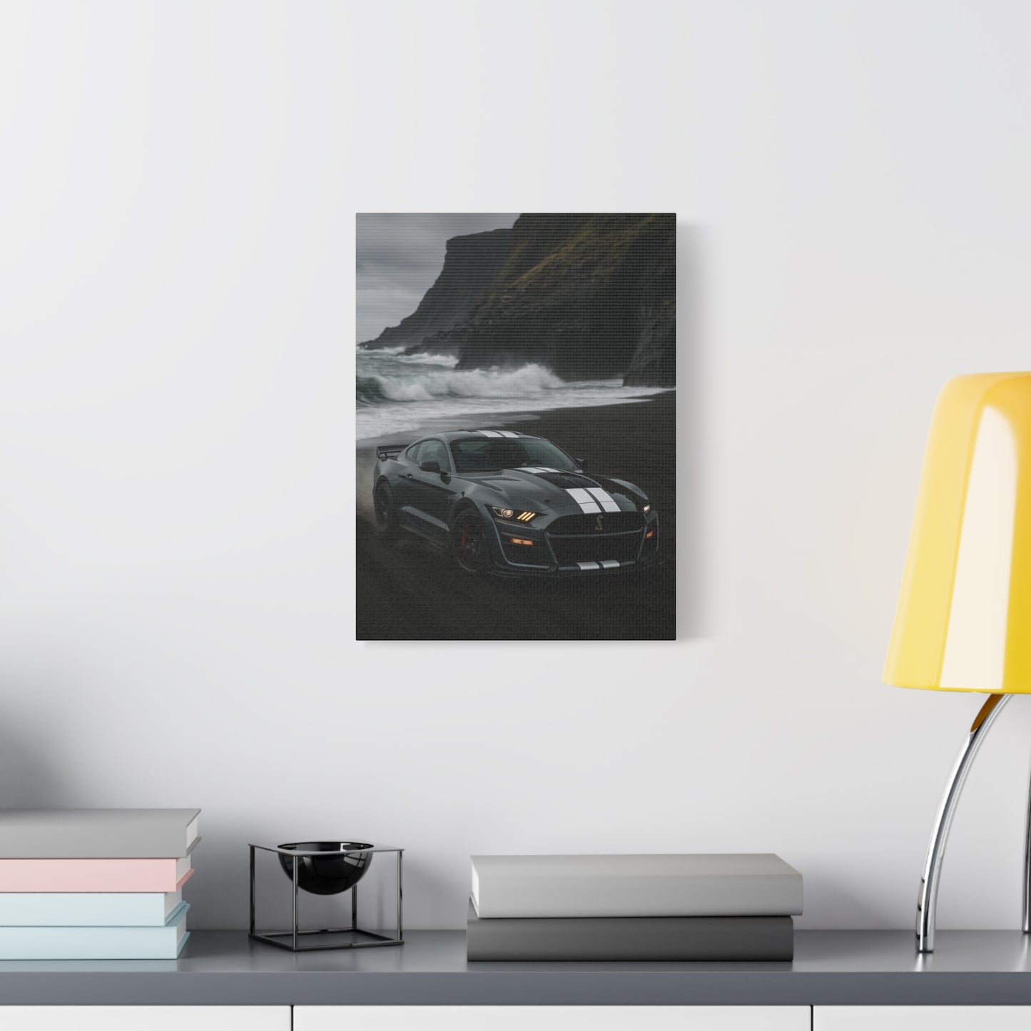 Canvas Print - Ford Shelby GT500 Volcanic Beach Scene
