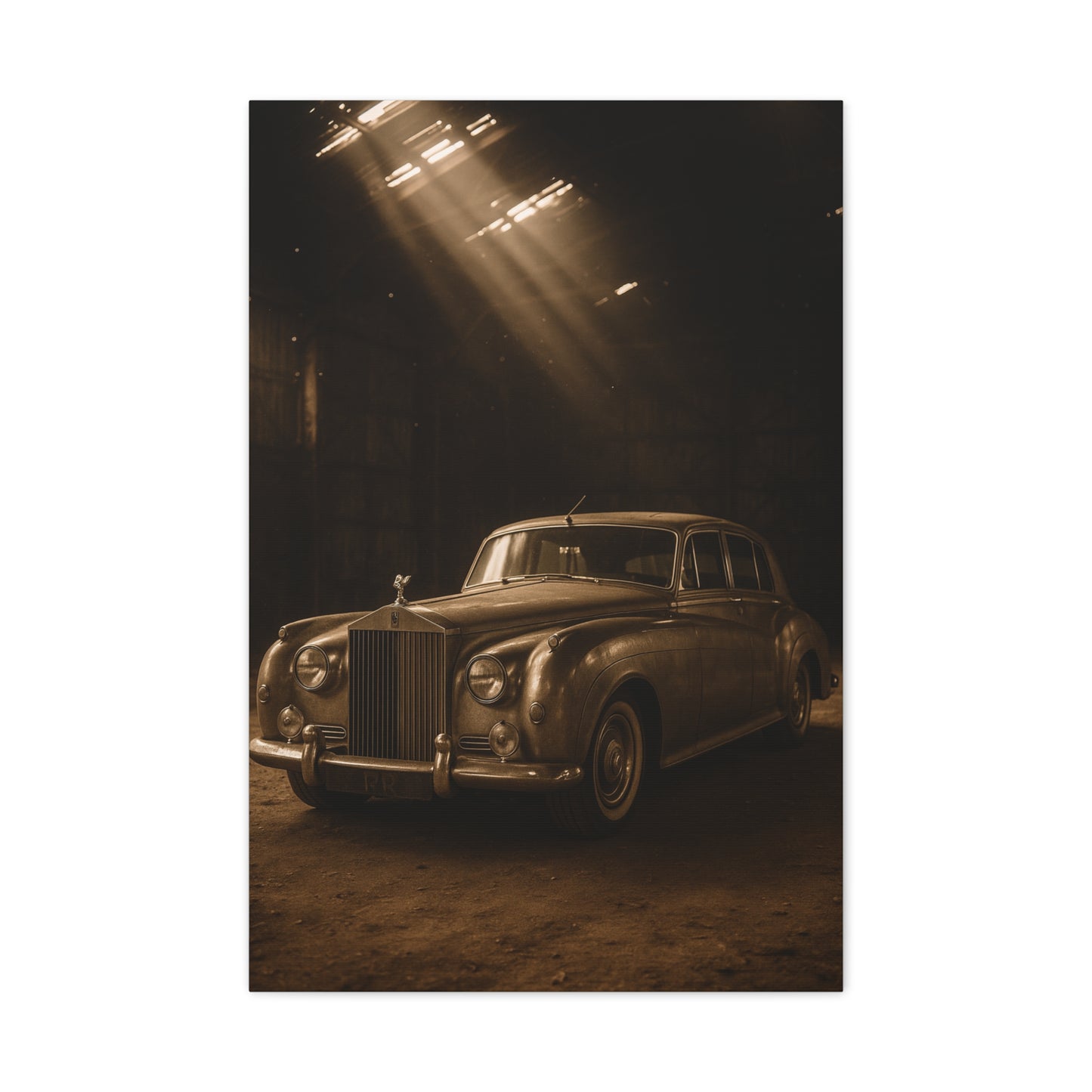Canvas Wall Art Vintage Rolls Royce