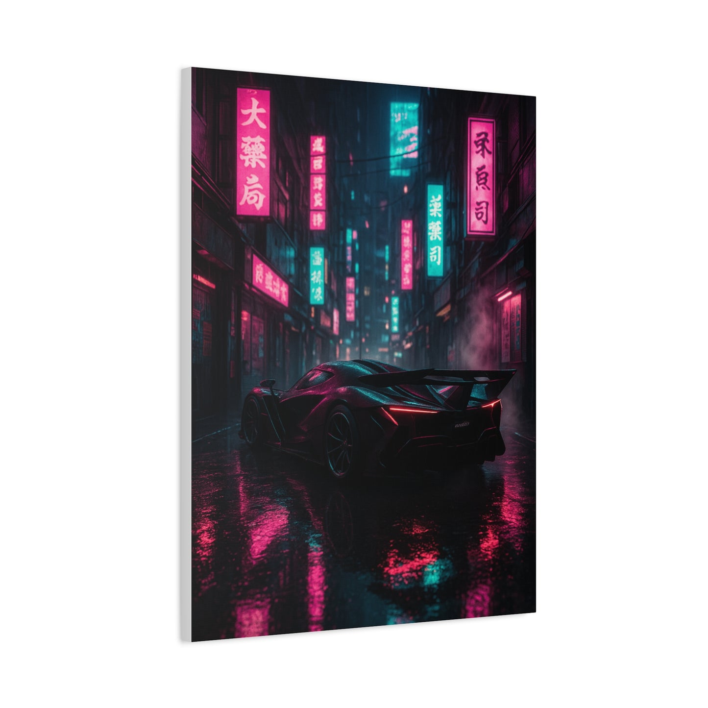 Canvas Wall Art - Apollo IE Tokyo Night Street Scene