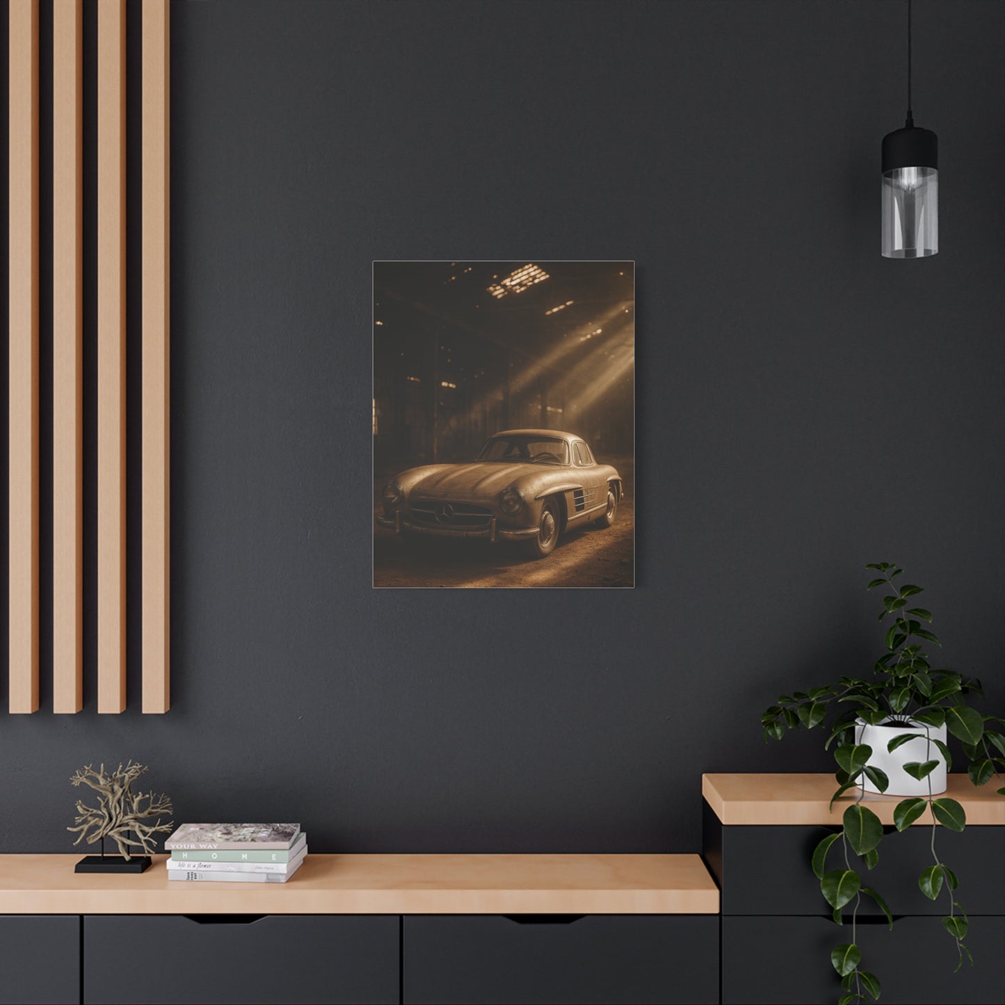 Canvas Print Vintage Mercedes Gullwing