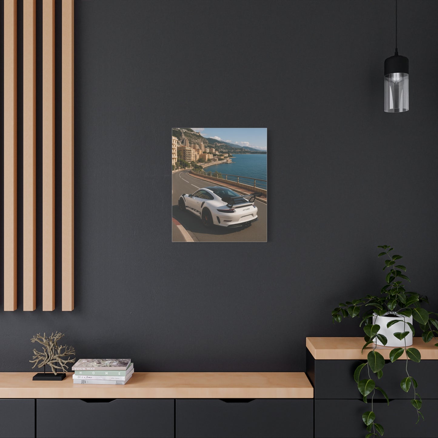 Canvas Print - Porsche GT3RS Monaco Waterfront