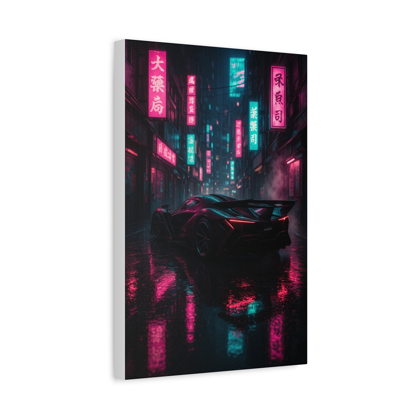 Canvas Wall Art - Apollo IE Tokyo Night Street Scene