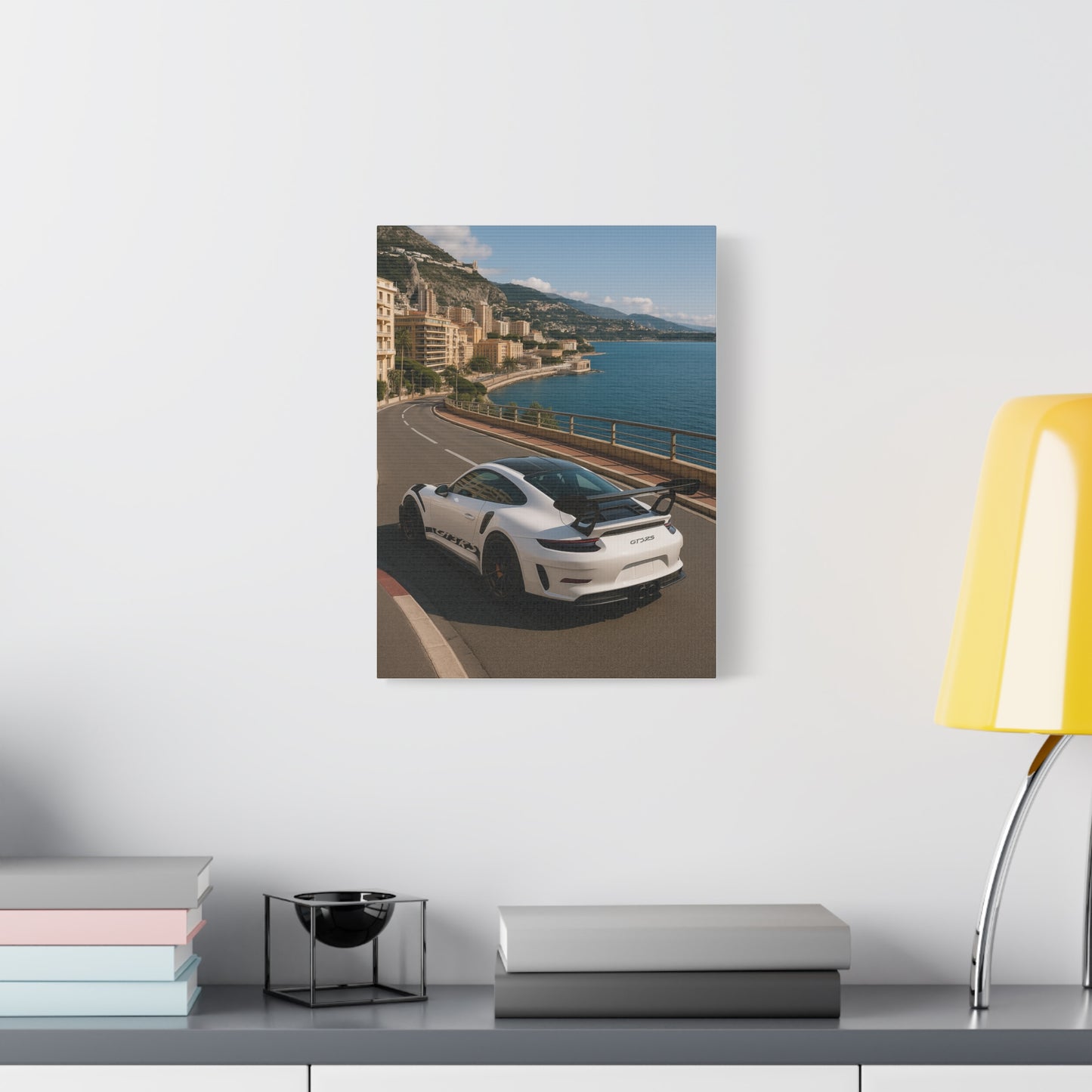 Canvas Print - Porsche GT3RS Monaco Waterfront