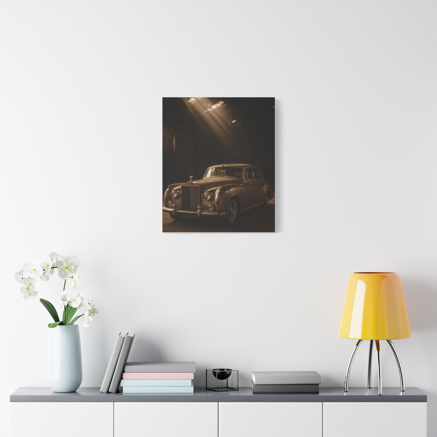 Canvas Wall Art Vintage Rolls Royce
