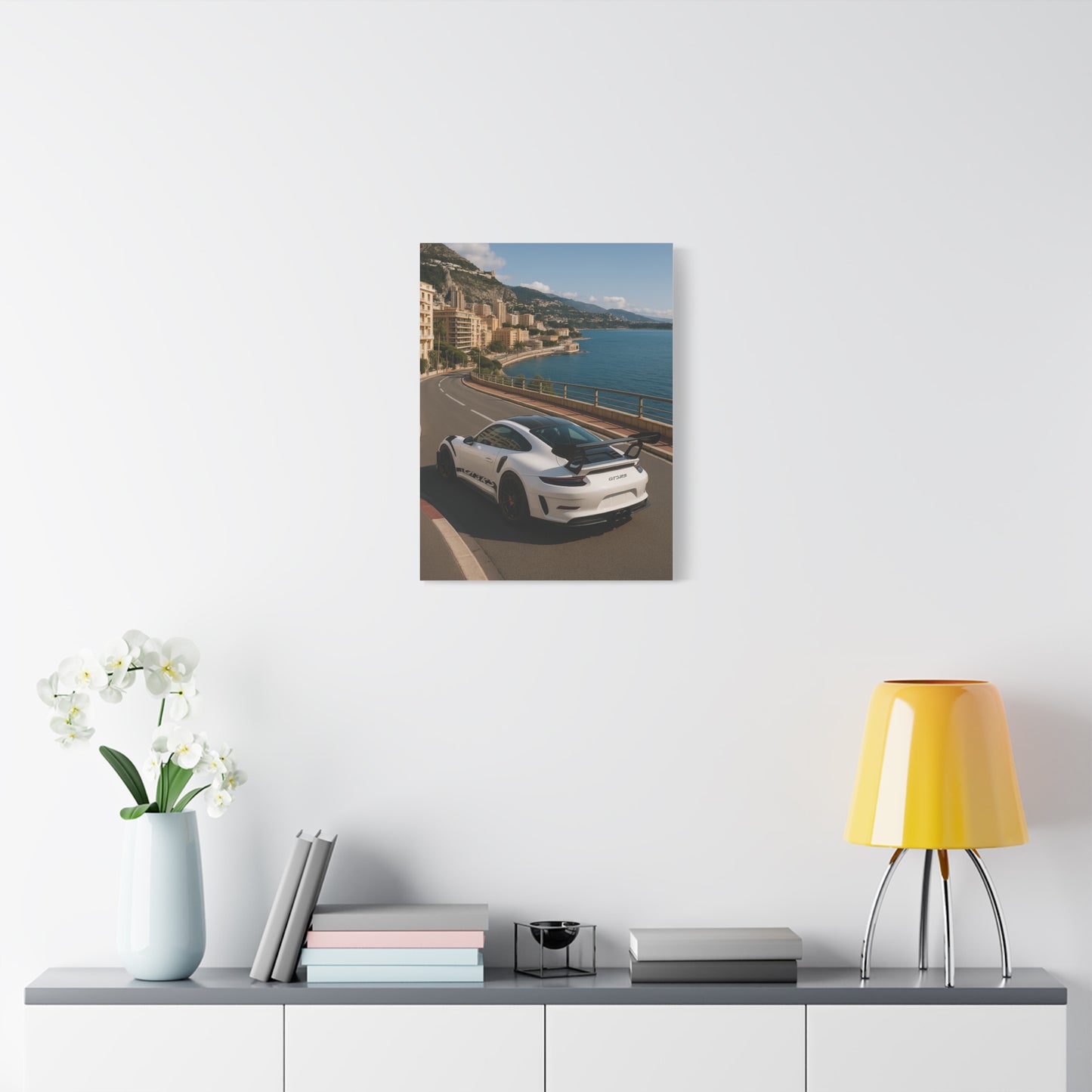 Canvas Print - Porsche GT3RS Monaco Waterfront